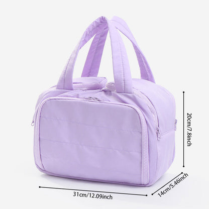 Travel Makeup Bag –  Dustproof & Water-Resistant with Multiple Compartments
