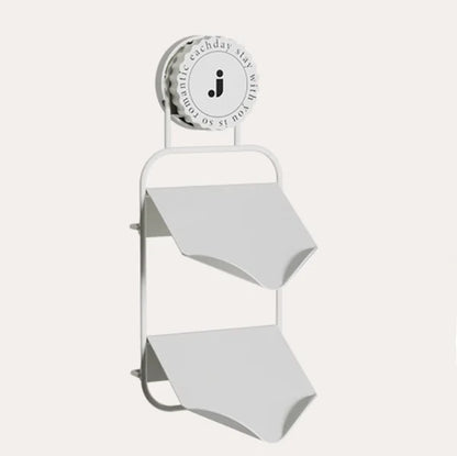 Iron Soap Dish with Suction Cup - Simple and Sleek