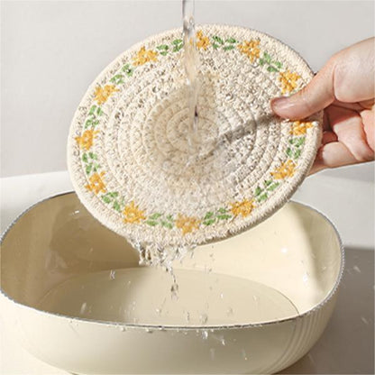 Simple and Elegant Linen Placemat, Heat-Resistant and Washable