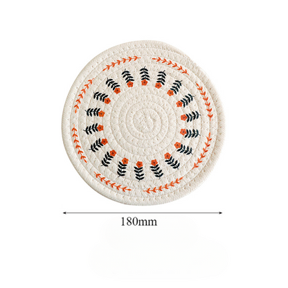 Simple and Elegant Linen Placemat, Heat-Resistant and Washable